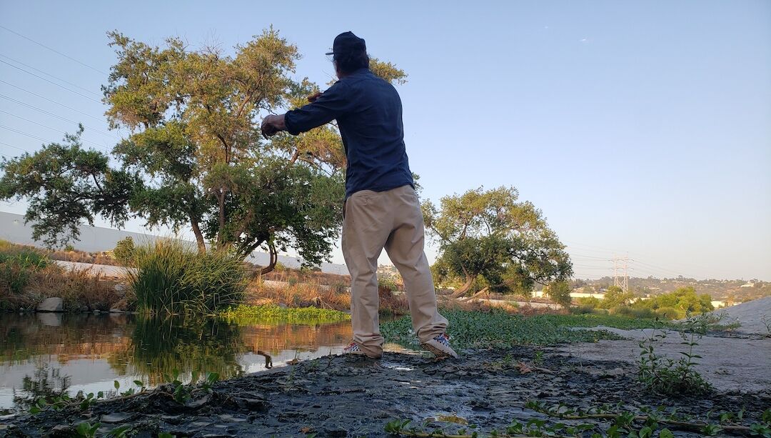 Casting a line into the L.A. River
